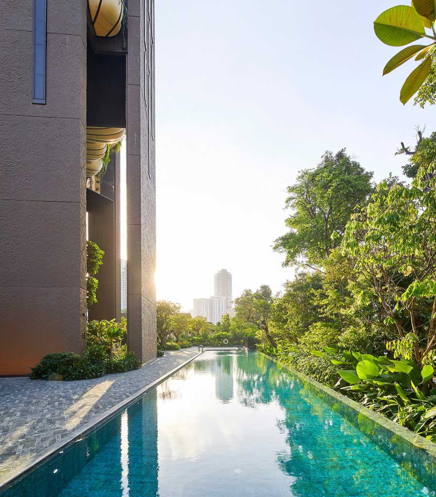 游泳池，新加坡豪宅EDEN 伊甸園，Thomas Heatherwick設計