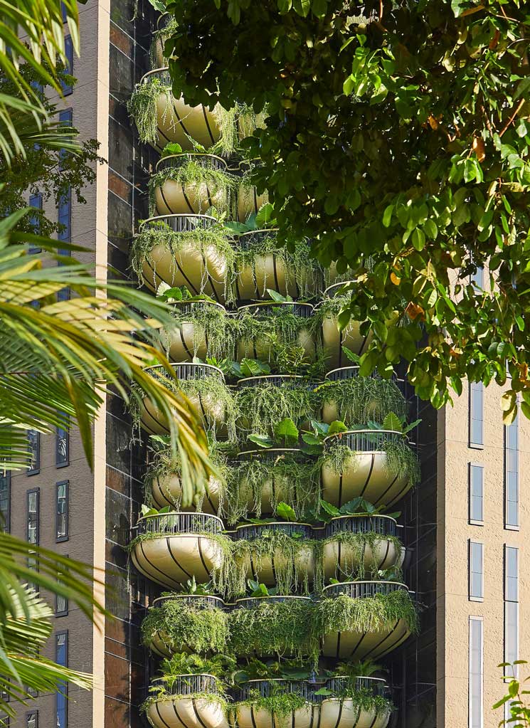 層層疊疊的綠色陽台，新加坡豪宅EDEN 伊甸園，Thomas Heatherwick設計
