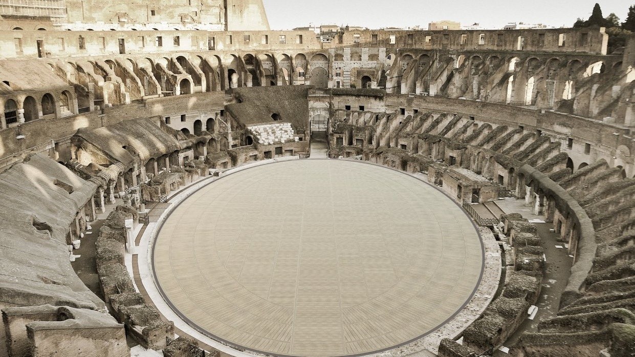 羅馬競技場整修！「高科技伸縮地板」走進遺跡廣場體驗神鬼戰士感受