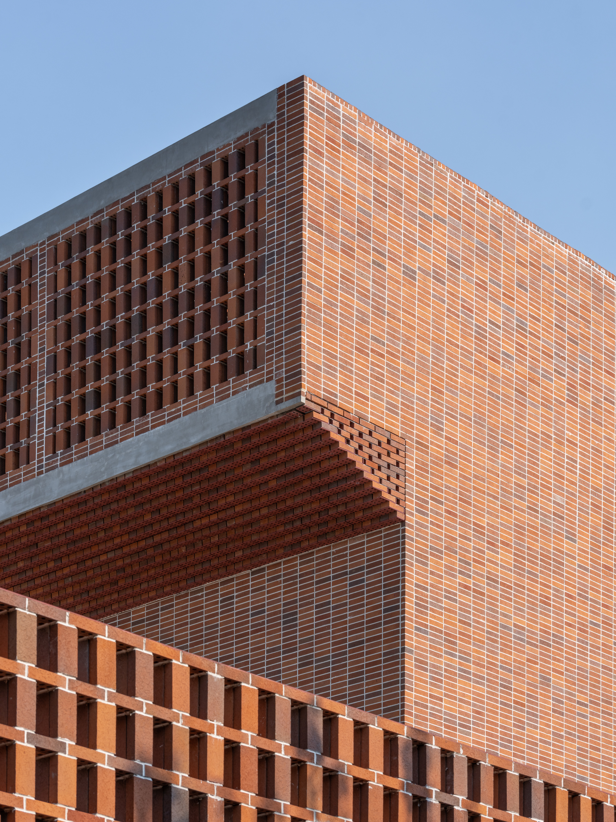 塱头耕学+研学中心 / 非常建筑 - 建筑图, 砖