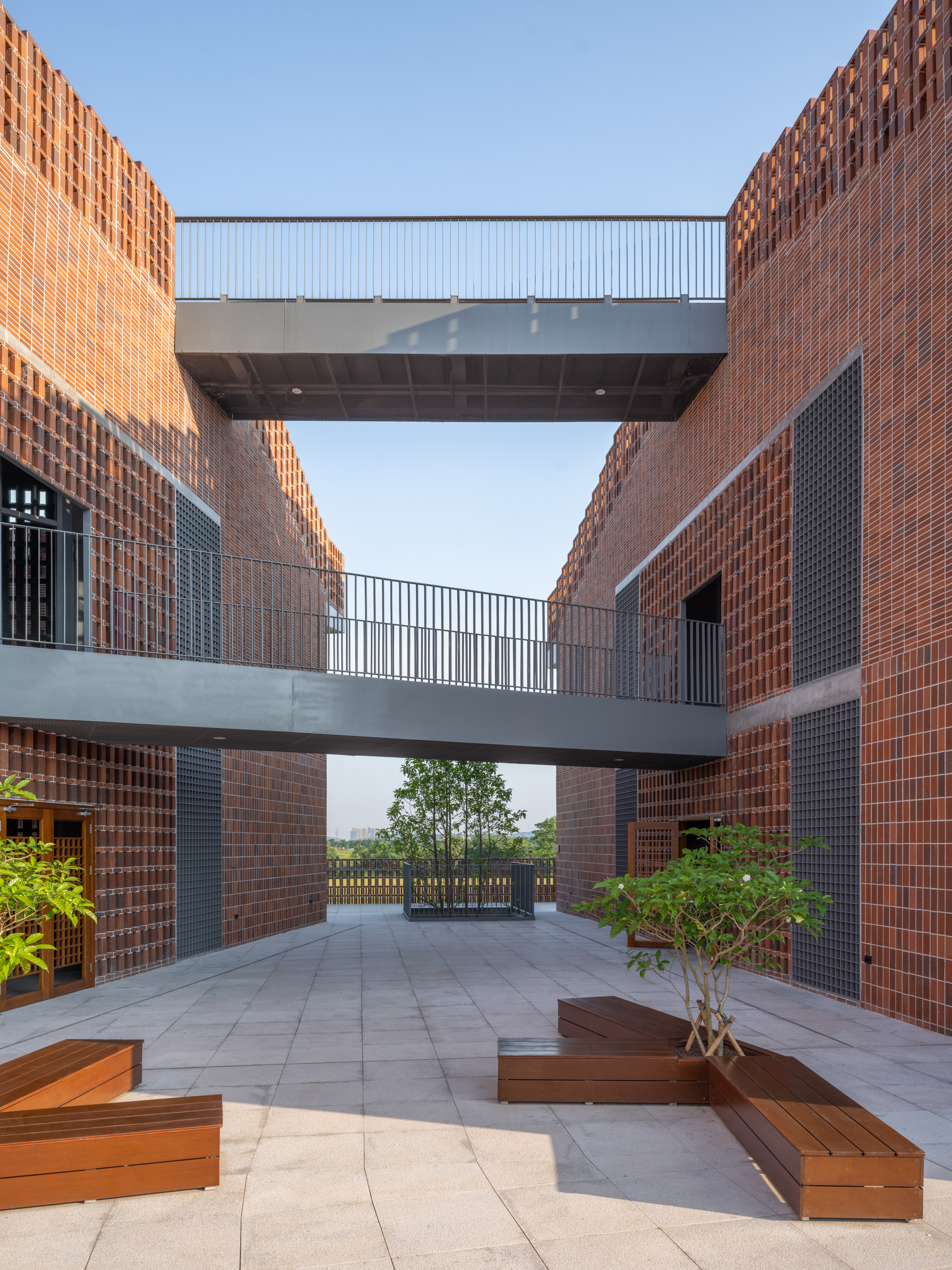 塱头耕学+研学中心 / 非常建筑 - 建筑图, 砖