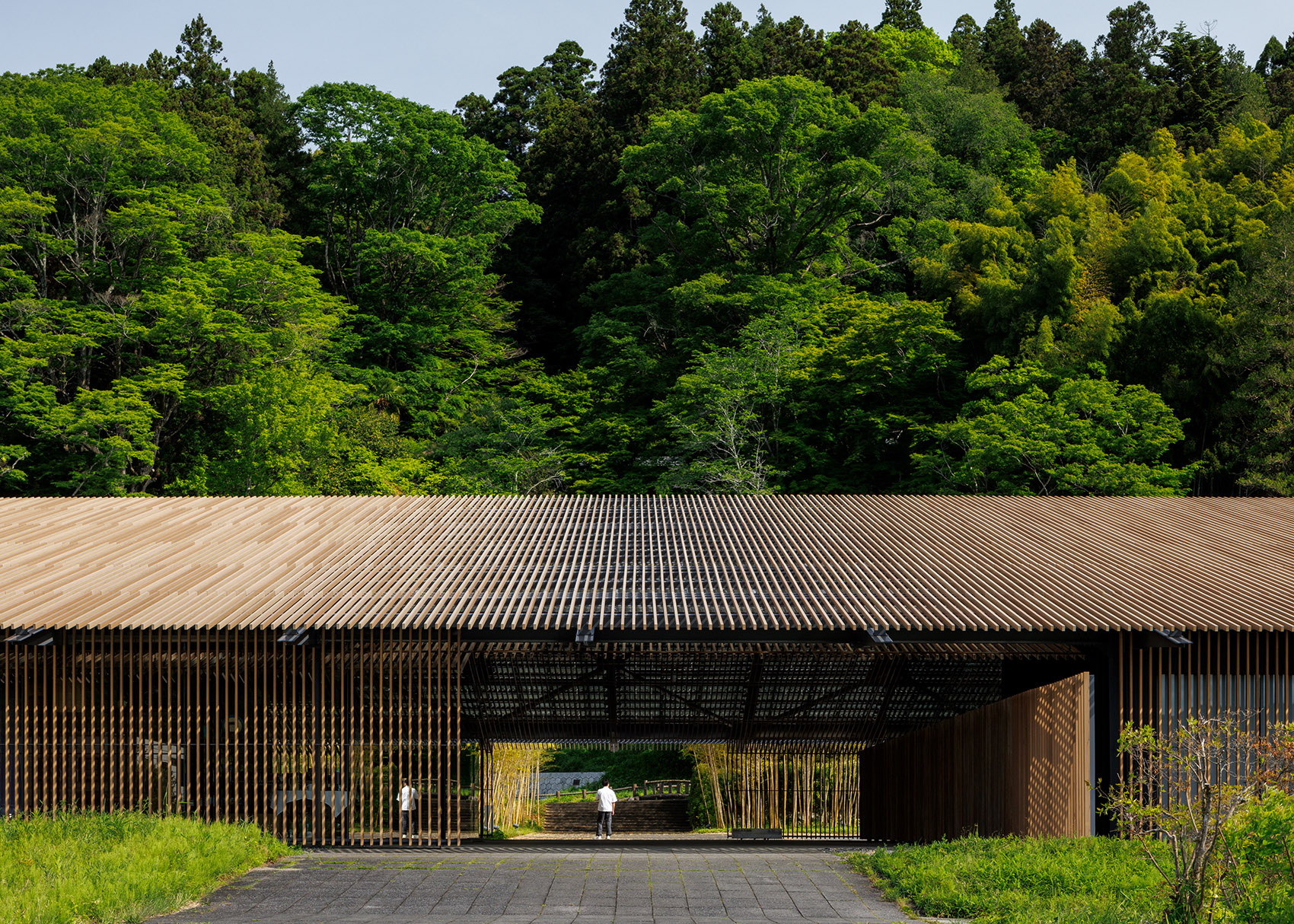 屋頂經過修繕工程，可以再撐很多年，the roof after renovation © Masaki Hamada (kkpo)那珂川町馬頭広重美術館（Nakagatchi Town Bato Hiroshige Museum of Art） 廣重美術館
