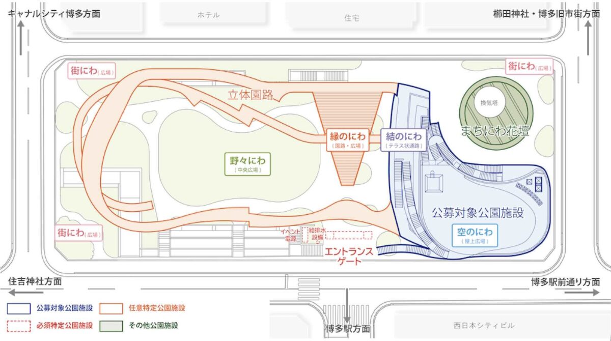 明治公園 園區地圖 Meiji Park Map